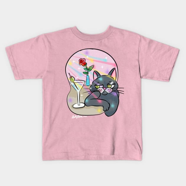 Funny cat Single Kids T-Shirt by LADYLOVE